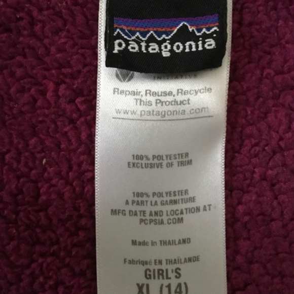 Patagonia Girls Better Sweater Hoody - X-LARGE - Picture 5 of 7